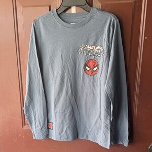 Kids Long Sleeve Tee - Blue